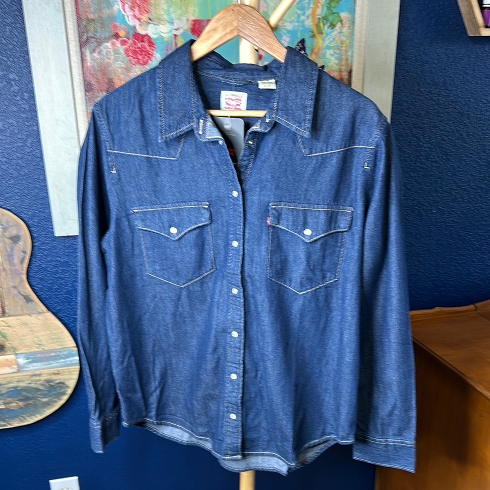 Levi's Blue Denim Shirt